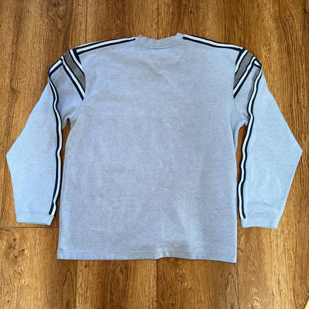 Y2K Xtreme Gear Long Sleeve Men's Size L Striped Sweater Grunge Skater XG Rugged